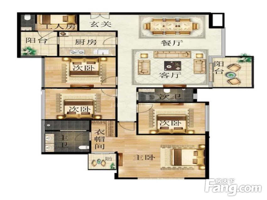 昨天我实勘的！翡翠海岸实用户型出房，177平可做5+1房